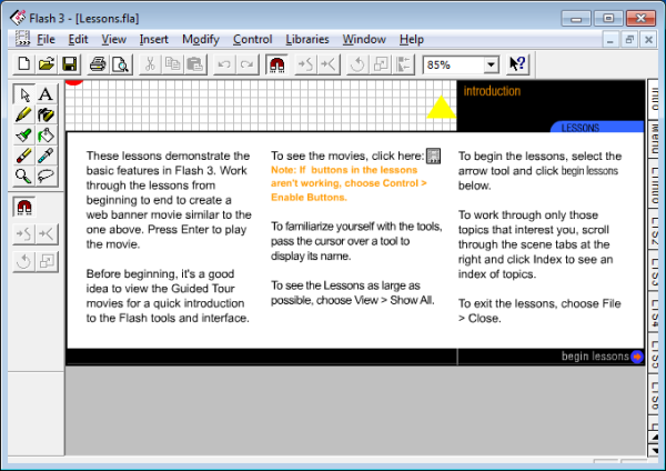 Flash 3 Interface Screenshot