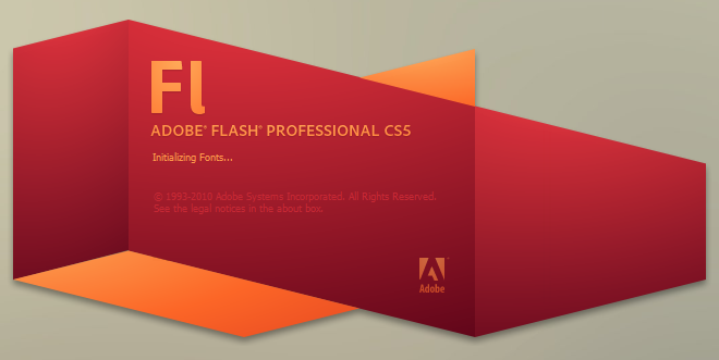 Flash CS5 Splash Intro Screen