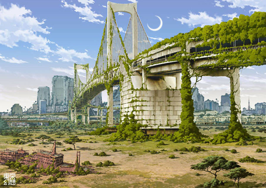 Tokyogenso Imagine Post-Apocalyptic Tokyo