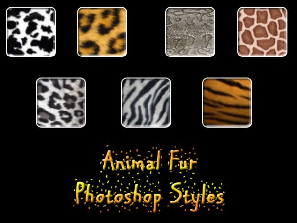 Animal Fur Photoshop Styles 