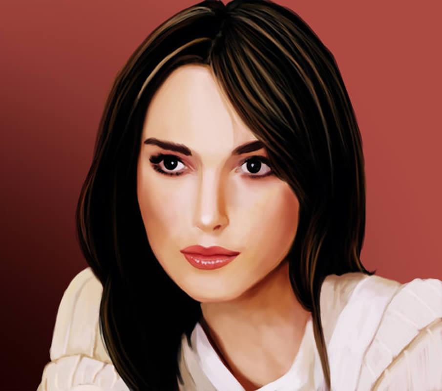 Keira Knightley Painting 