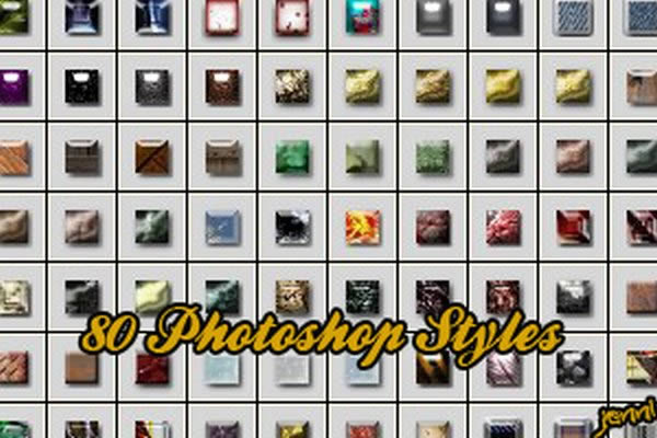 80 Photoshop Styles 