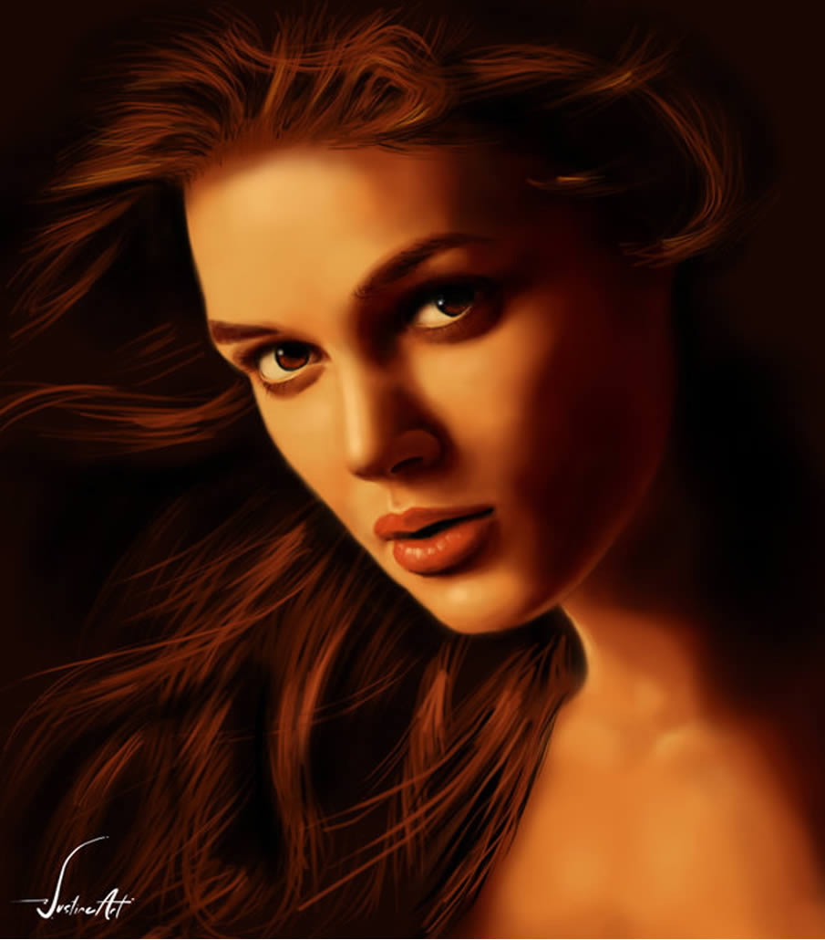 Digi. Paint: Keira Knightley 