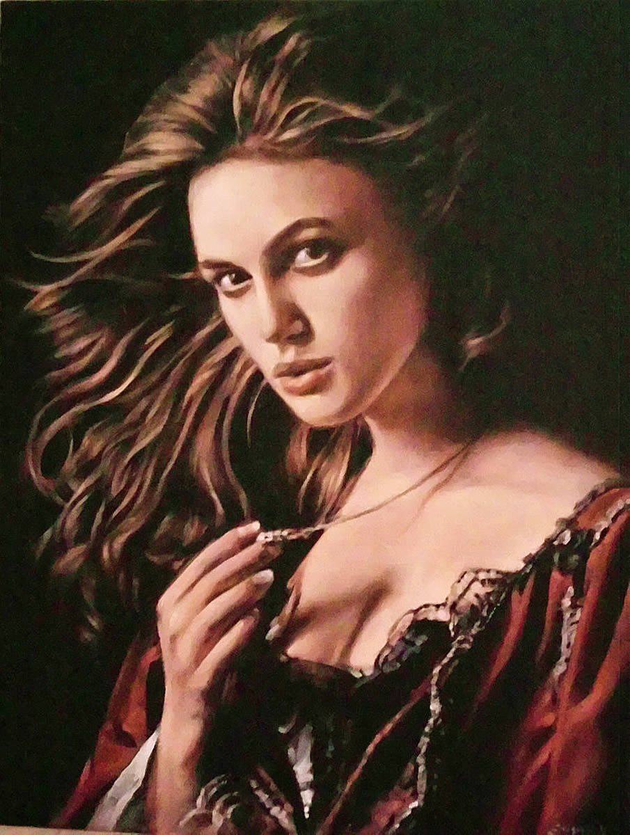  Keira 1 - Oil on canvas