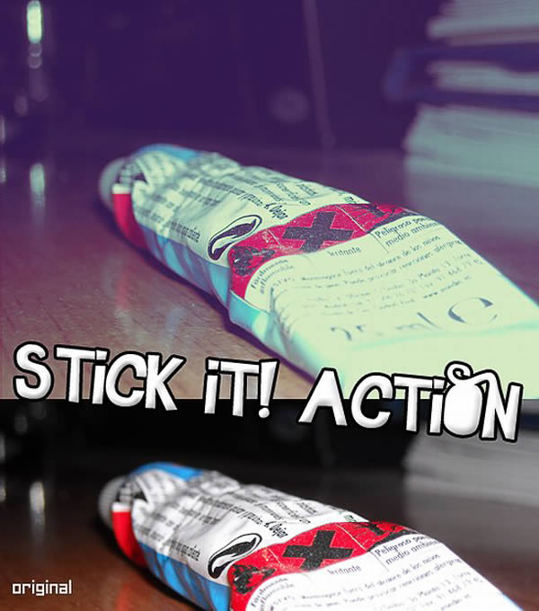 Stick it action