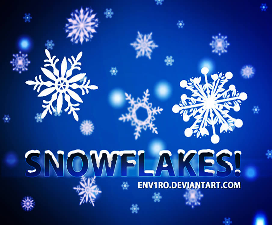 Snowflakes Photoshop Brushes