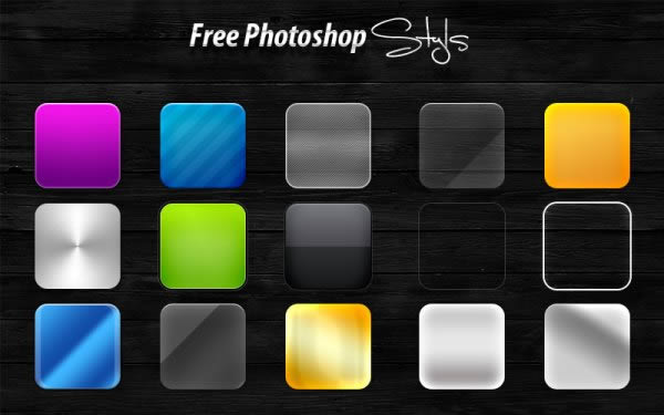 15 Free Photoshop Styles 