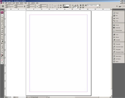 How the InDesign Interface works