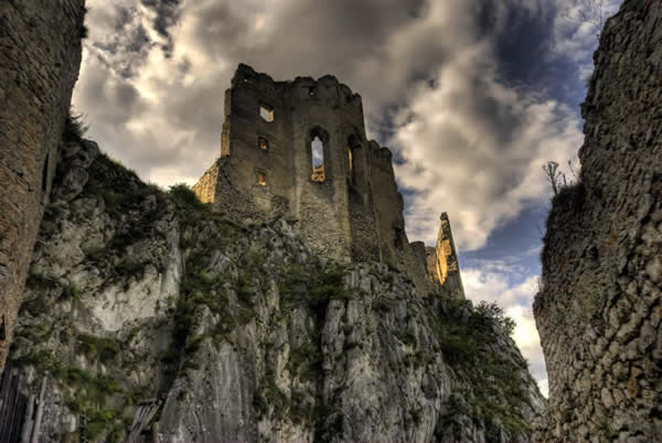 Tower of the Ruins of Beckov Castle - Slovakia
