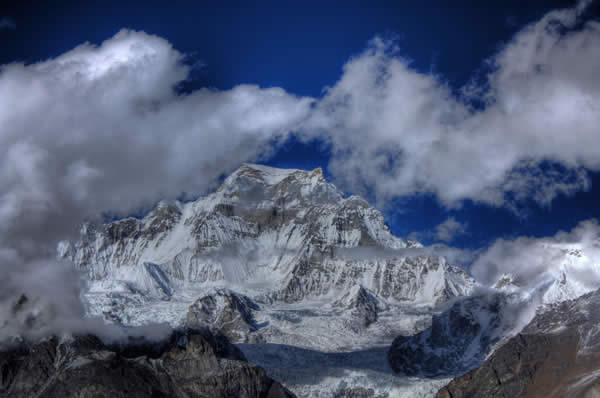 Everest from 4th Lake