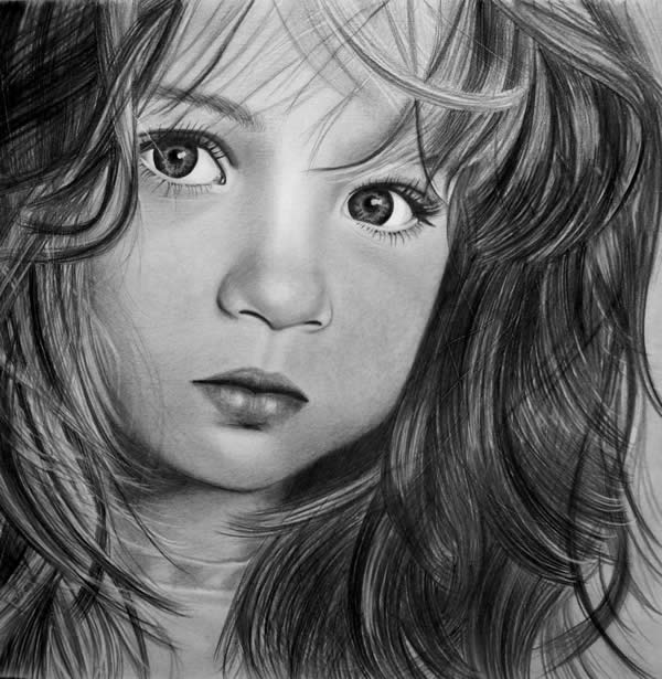 عکس نقاشی صورت کودک