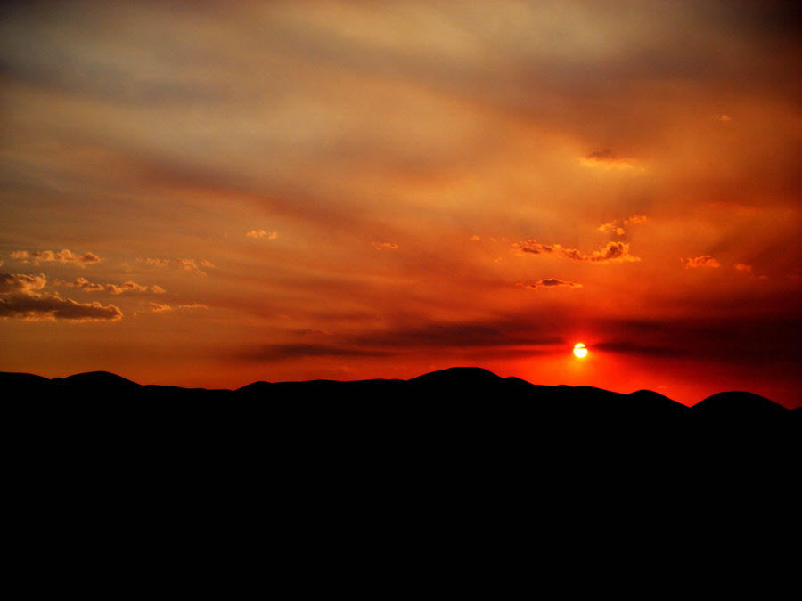 Sunset in Afghanistan
