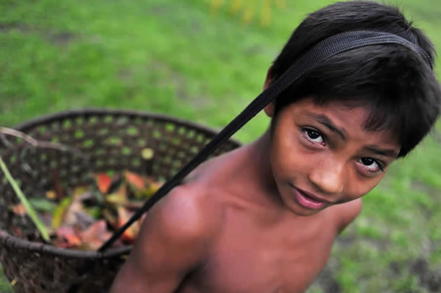 A child from the Sao Felix