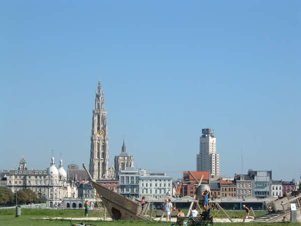 view from across the Schelde