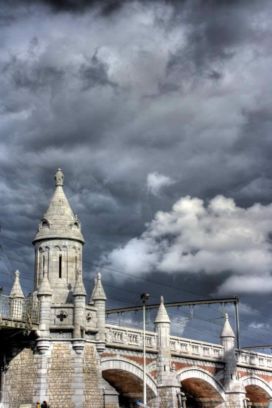 A cloudy day in Antwerp