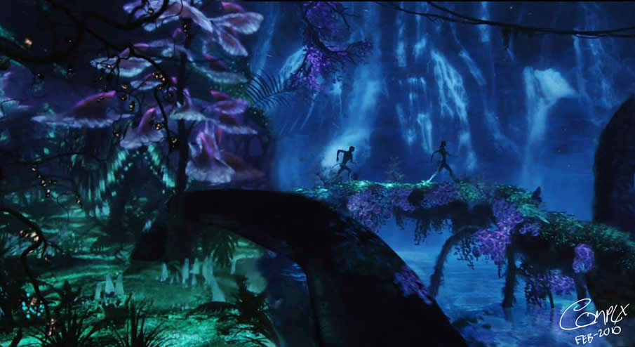 Bio-Luminescence Scene