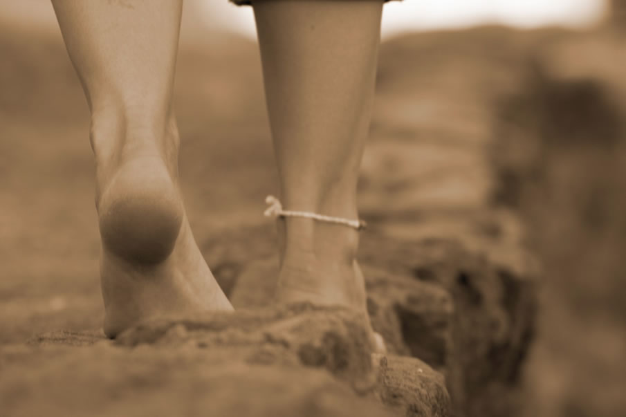 Sepia Feet