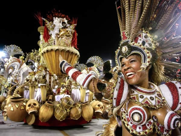 Carnaval Revelers, Rio de Janeiro