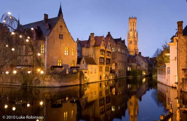 Bruges Canal Panorama