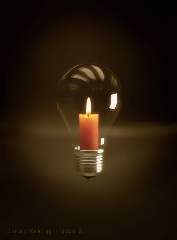 Wax and Light Bulb