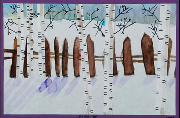 Birch Tree Landscape
