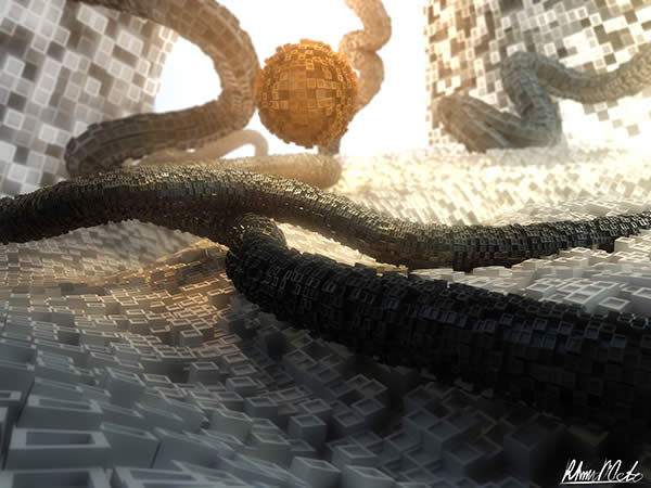 Create a Gorgeous Abstract Greeble Scene in Cinema 4D