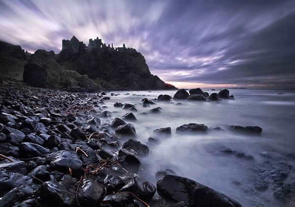 Dunluce Castle at Twilight