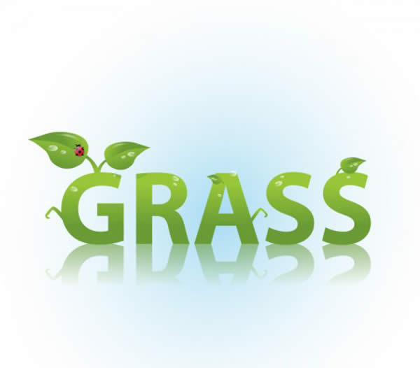 Grass Text Effect in Illustrator