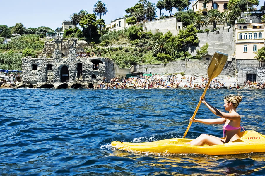 Italian Beach on a Sunday