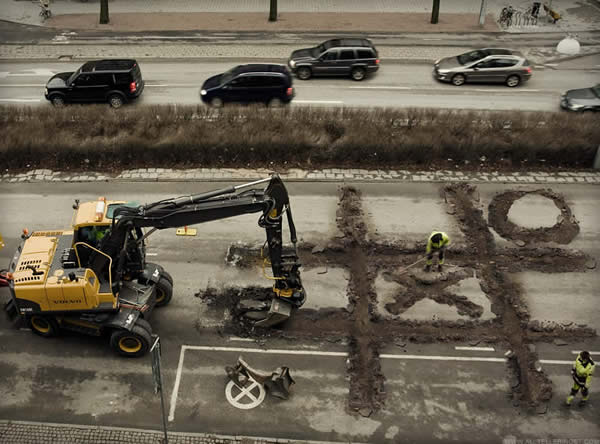 Roadworkers Coffe Break