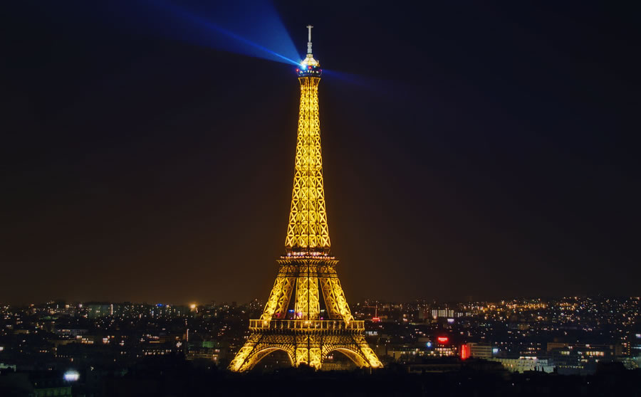 The Eiffel Tower by Night