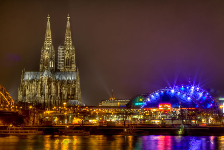 Cologne Cathedral at Night