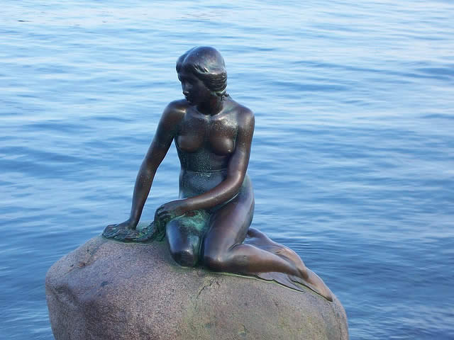 The Little Mermaid in Copenhagen