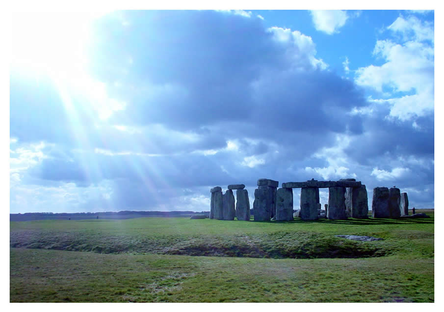 Stonehenge in the English county of Wiltshire