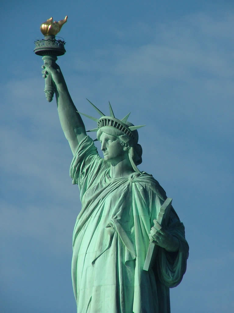 The Statue of Liberty in New York