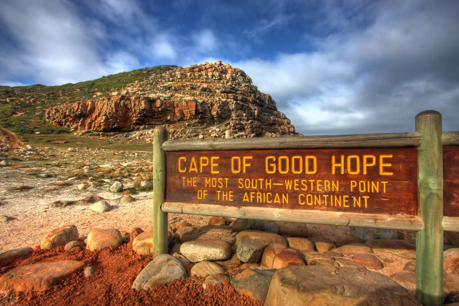 Cape of Good Hope in South Africa