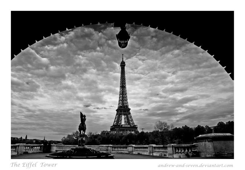 The Eiffel Tower in Paris