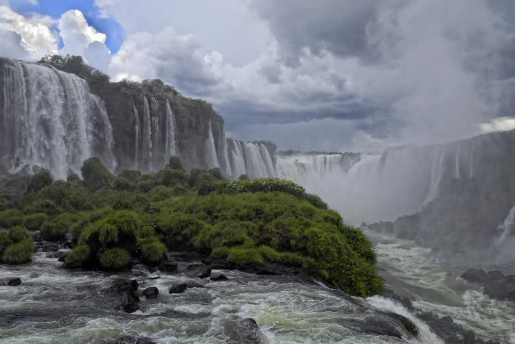 Iguazu Falls on the border of Brazil and Argentina