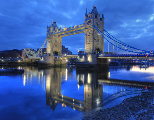 Reflection on the River Thames