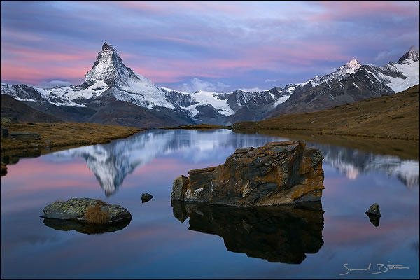 The Matterhorn in the Swiss Alps
