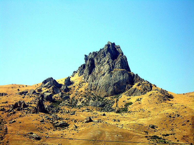 Five Finger Mountain in Azerbaijan