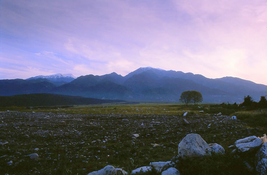 Mount Olympus in Greece