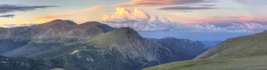 Rocky Mountains in Colorado USA