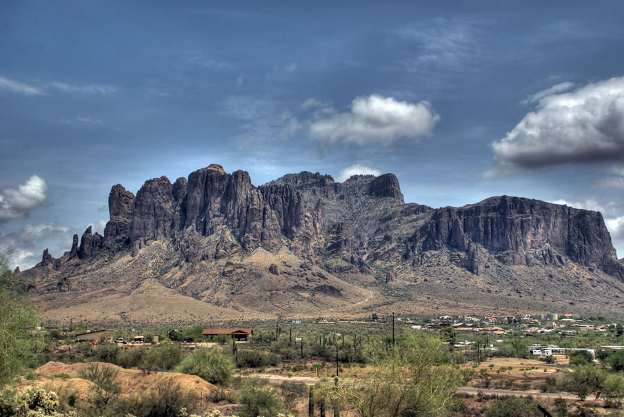 Superstition Mountains in Arizona USA