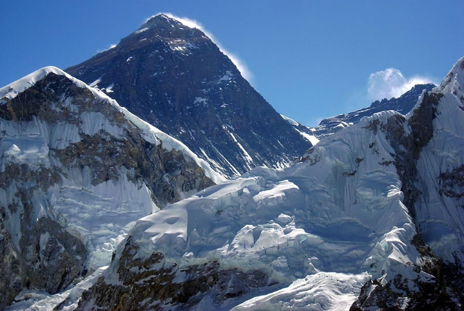 Mount Everest in Nepal-Tibet