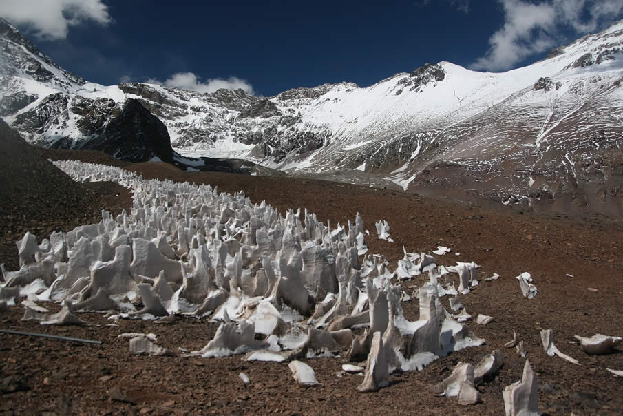 Penitentes - Ice Spikes in Argentina