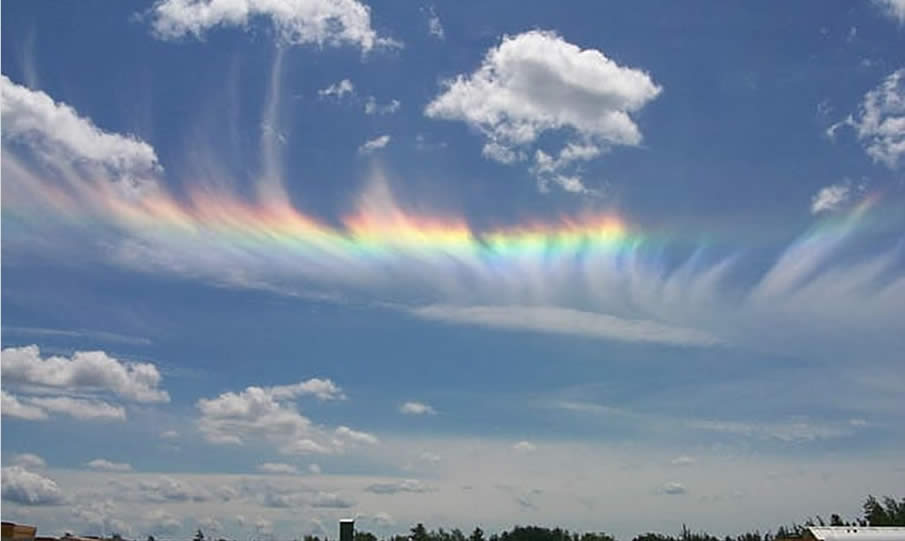 Rare "Rainbow" Spotted Over Idaho
