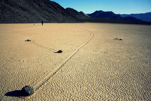 Sailing Stones - Death Valley