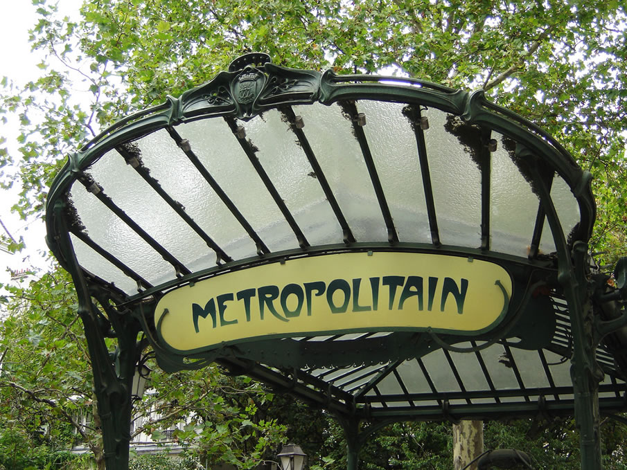 Metro entrance Abbesses