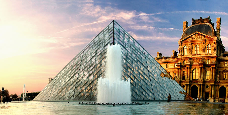 The Pyramid of the Louvre
